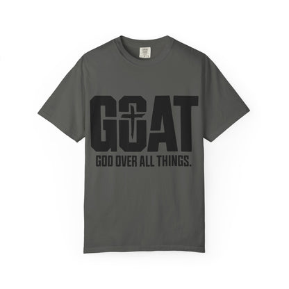 God Over All Things T-Shirt, Unisex Vintage Tee, Casual Christian Apparel, Faith-Based Gifts, Everyday Wear, Inspirational Tops