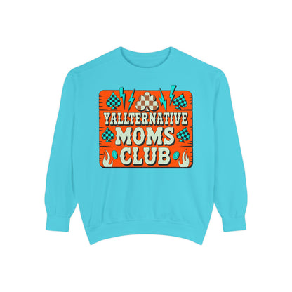 Yallternative Moms Club Sweatshirt | Cozy Unisex Apparel for Moms | Perfect Gift for Mother's Day, Casual Wear, Club Events