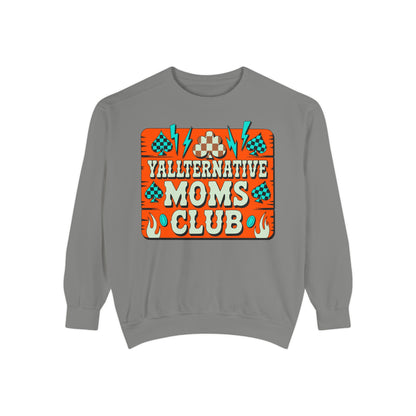 Yallternative Moms Club Sweatshirt | Cozy Unisex Apparel for Moms | Perfect Gift for Mother's Day, Casual Wear, Club Events