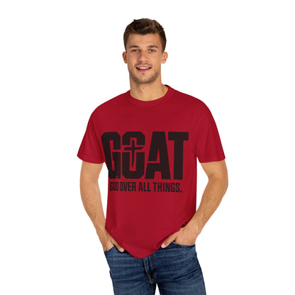 God Over All Things T-Shirt, Unisex Vintage Tee, Casual Christian Apparel, Faith-Based Gifts, Everyday Wear, Inspirational Tops