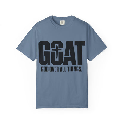 God Over All Things T-Shirt, Unisex Vintage Tee, Casual Christian Apparel, Faith-Based Gifts, Everyday Wear, Inspirational Tops