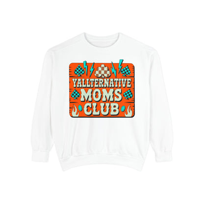 Yallternative Moms Club Sweatshirt | Cozy Unisex Apparel for Moms | Perfect Gift for Mother's Day, Casual Wear, Club Events