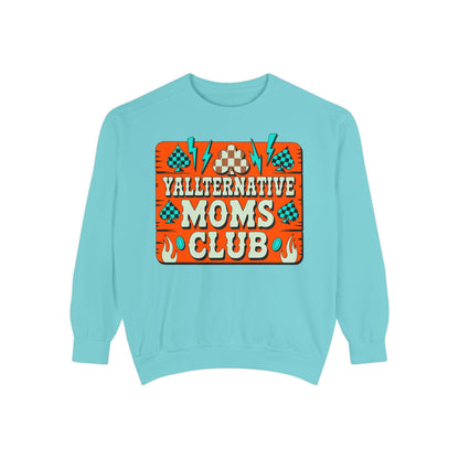 Yallternative Moms Club Sweatshirt | Cozy Unisex Apparel for Moms | Perfect Gift for Mother's Day, Casual Wear, Club Events