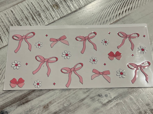 BOWS AND SUNFLOWERS DECAL
