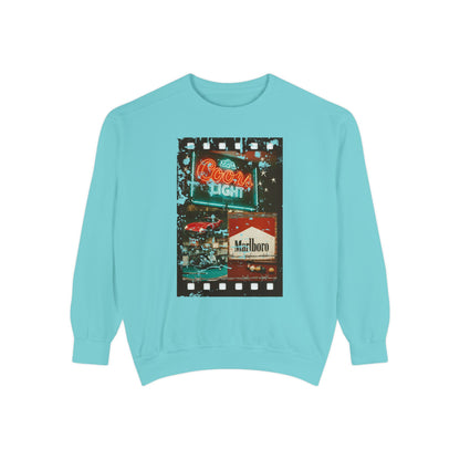 Retro Film Night Sweatshirt, Cozy Unisex Sweatshirt, Movie Night Gift, Vintage Style Crewneck, Casual Lounge Wear, Great for Film Lovers