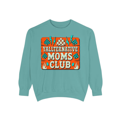 Yallternative Moms Club Sweatshirt | Cozy Unisex Apparel for Moms | Perfect Gift for Mother's Day, Casual Wear, Club Events