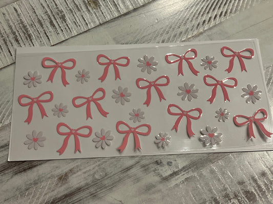 BOWS & SUNFLOWERS DECAL
