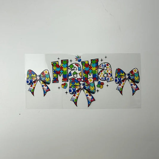 AUTISM MAMA BOWS