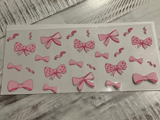 POLKA DOT BOWS & RIBBONS DECAL