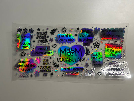 HOLOGRAPHIC MOM VOCABULARY