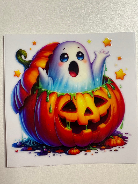 GHOST IN PUMPKIN