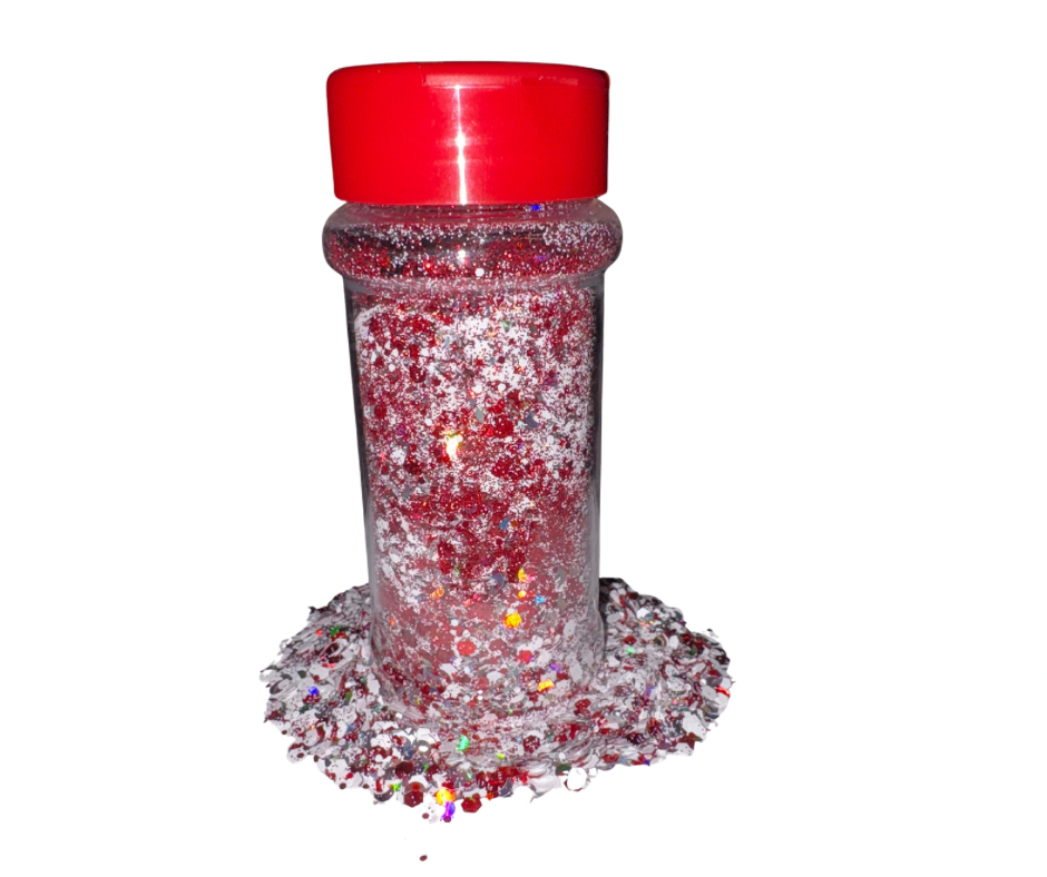 CHUNKY CANDY CANE GLITTER