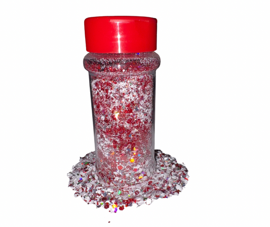 CHUNKY CANDY CANE GLITTER