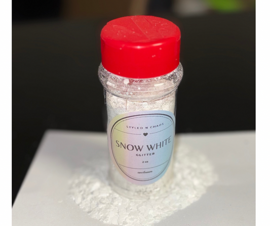 CHUNKY SNOW WHITE GLITTER