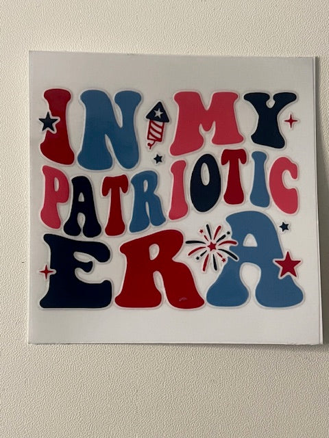 IN MY PATRIOTIC ERA DECAL