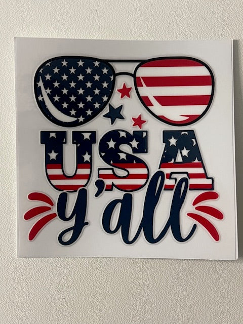 USA YALL DECAL