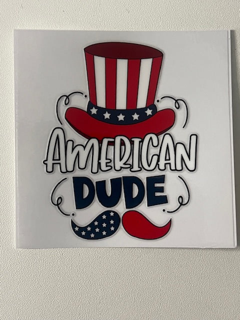AMERICAN DUDE DECAL