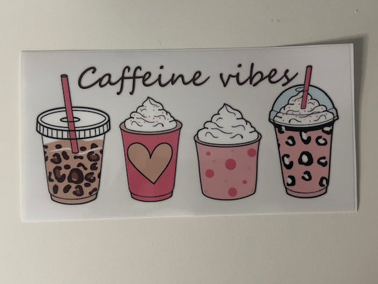CAFFINE VIBES DECAL